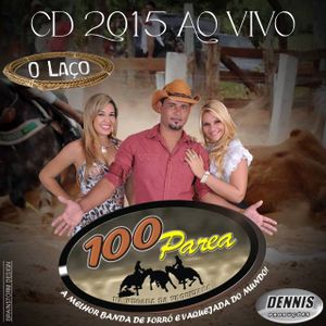 Capa CD Ao Vivo 2015 - Banda 100 Parêa