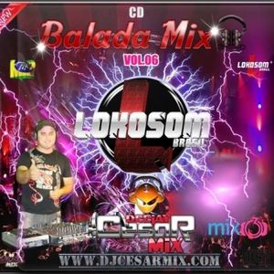 Capa CD Balada Mix Volume 6 - DJ Cesar