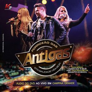 Capa CD Ao Vivo Em Campina Grande (Áudio DVD) - Banda Forrozão das Antigas