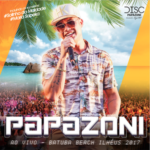 Capa CD Ao Vivo Batuba Beach Ilhéus - Banda Papazoni