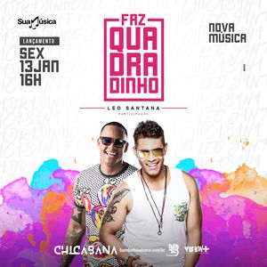Capa Música Faz Quadradinho. Feat. Léo Santana - Chicabana