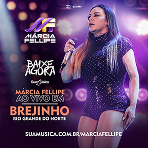 Capa CD Ao Vivo Em Brejinho - RN - Márcia Fellipe