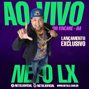 Capa CD Ao Vivo Em Itacaré - Neto LX