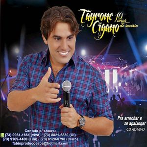 Capa CD 10 Anos de Sucesso - Tayrone