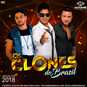 Capa CD Promocional 2018 - Os Clones do Brasil